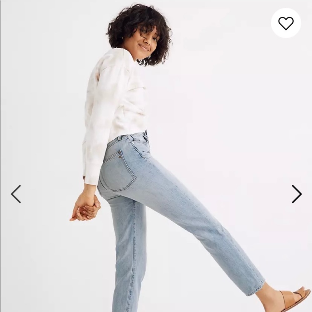 Madewell The Petite Curvy Perfect Vintage Jean in Fitzgerald Wash 29 Petite